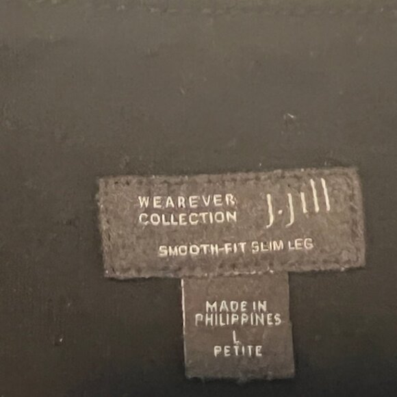 J. Jill Wearever Smooth Fit Slim Leg Pants, Petite Large - Picture 2 of 4